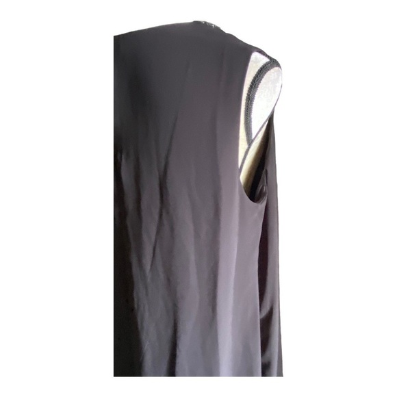 SLNY-SL FASHIONS NEW YORK-BLACK CHIFFON DRESS-SIZE 18W - Picture 12 of 15